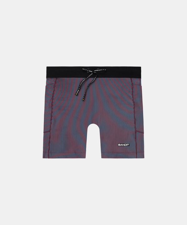 Striped Cadence™ 5" Compression - Fig / Vintage Blue