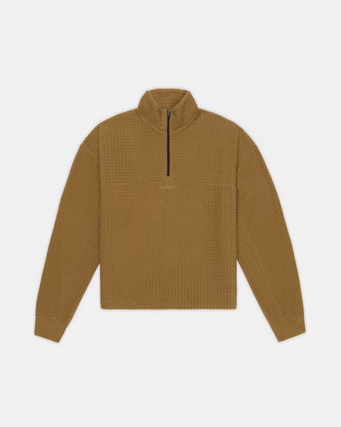 Women's MacroSoft™ Quarter Zip - Antique Brass
