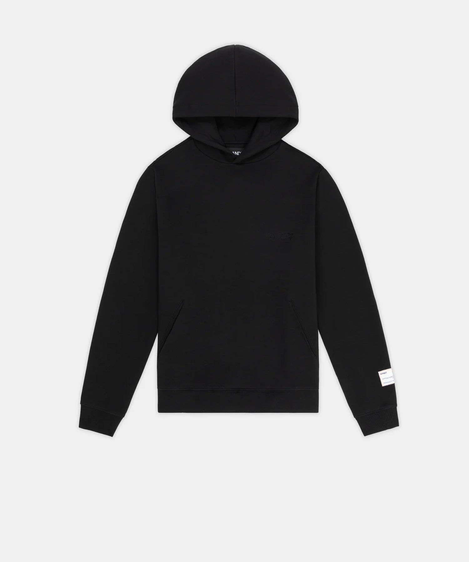 Melted Bandit Embroidered Hoodie - Black
