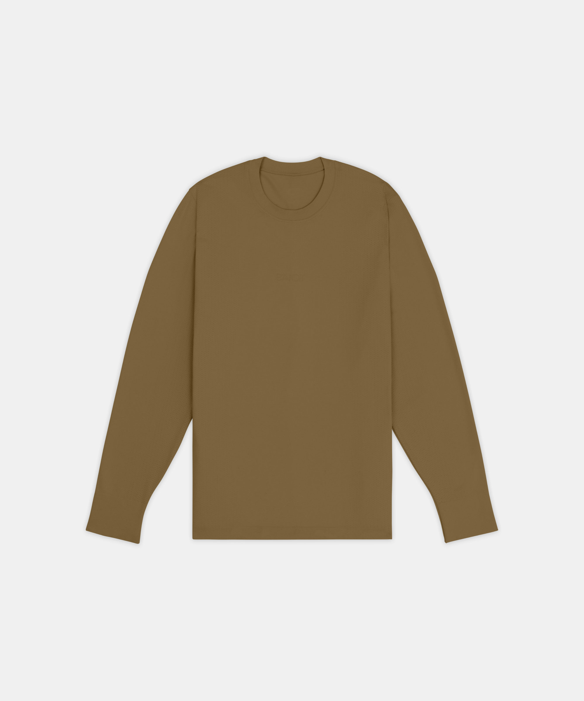 Men's Wool Blend Seamless Long Sleeve - Antique Brass