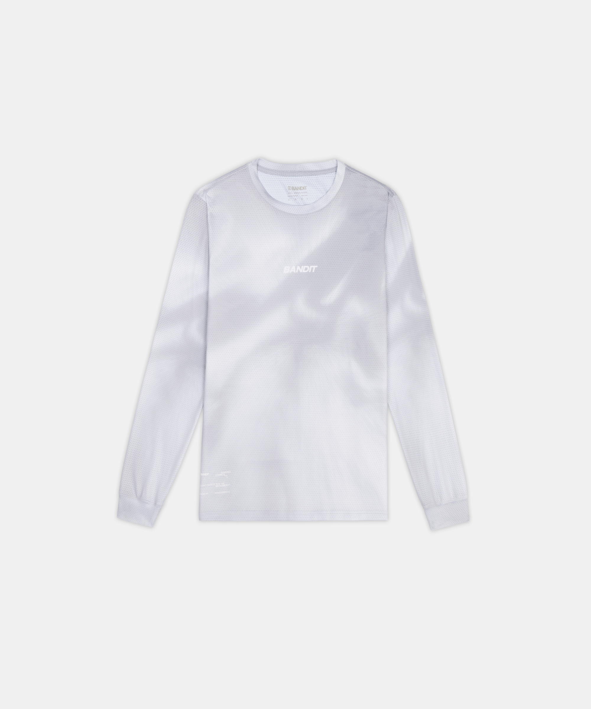 Men's Micromesh™ Long Sleeve Tee - Ash Gradient