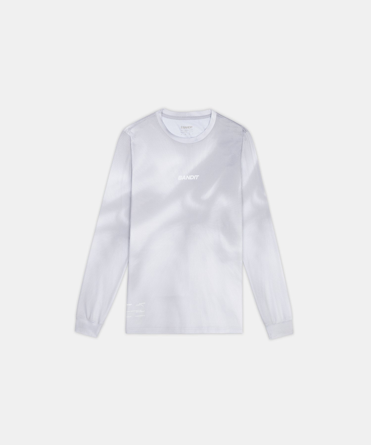 Men's Micromesh™ Long Sleeve Tee - Ash Gradient