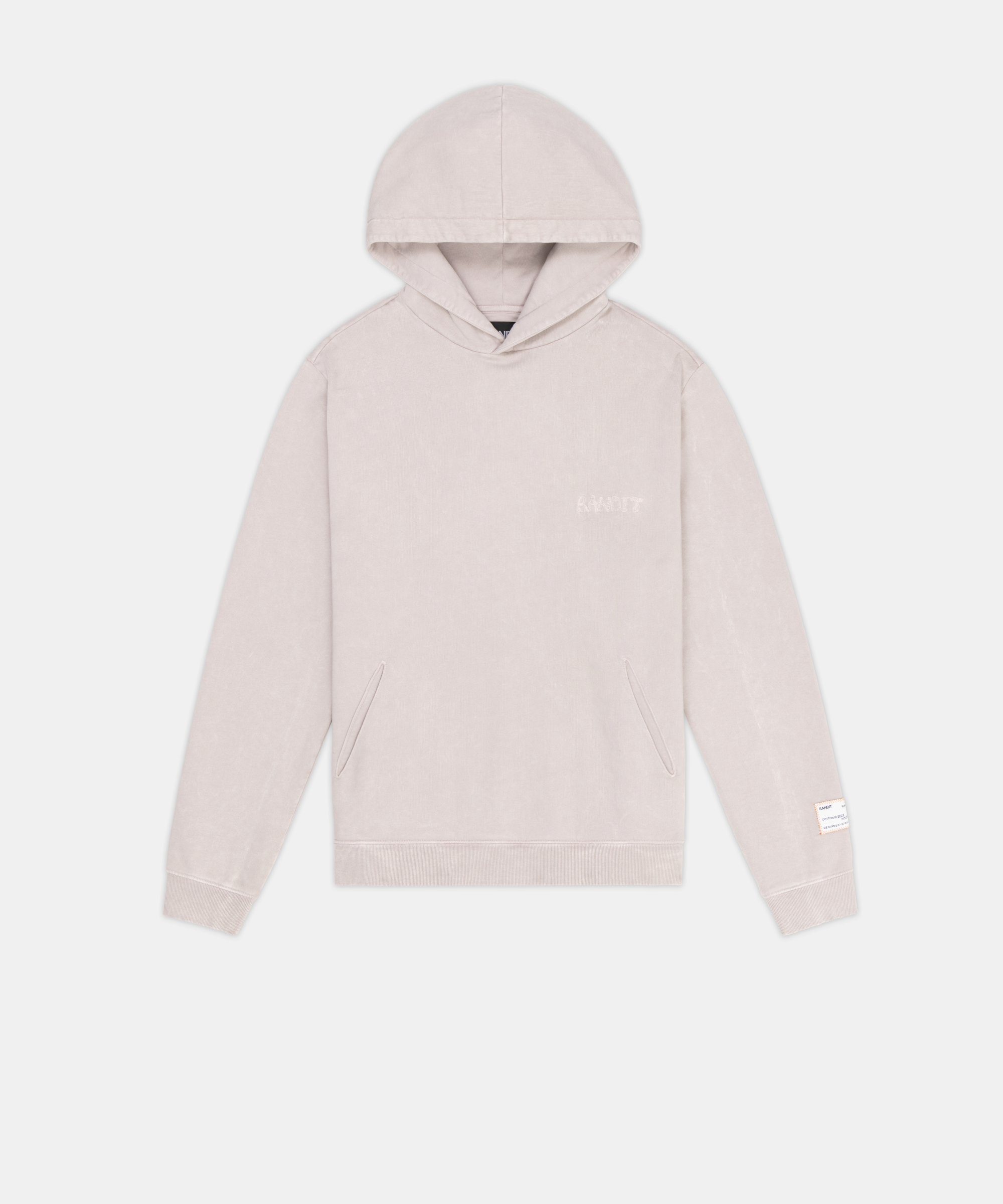 Melted Bandit Embroidered Hoodie - Ash