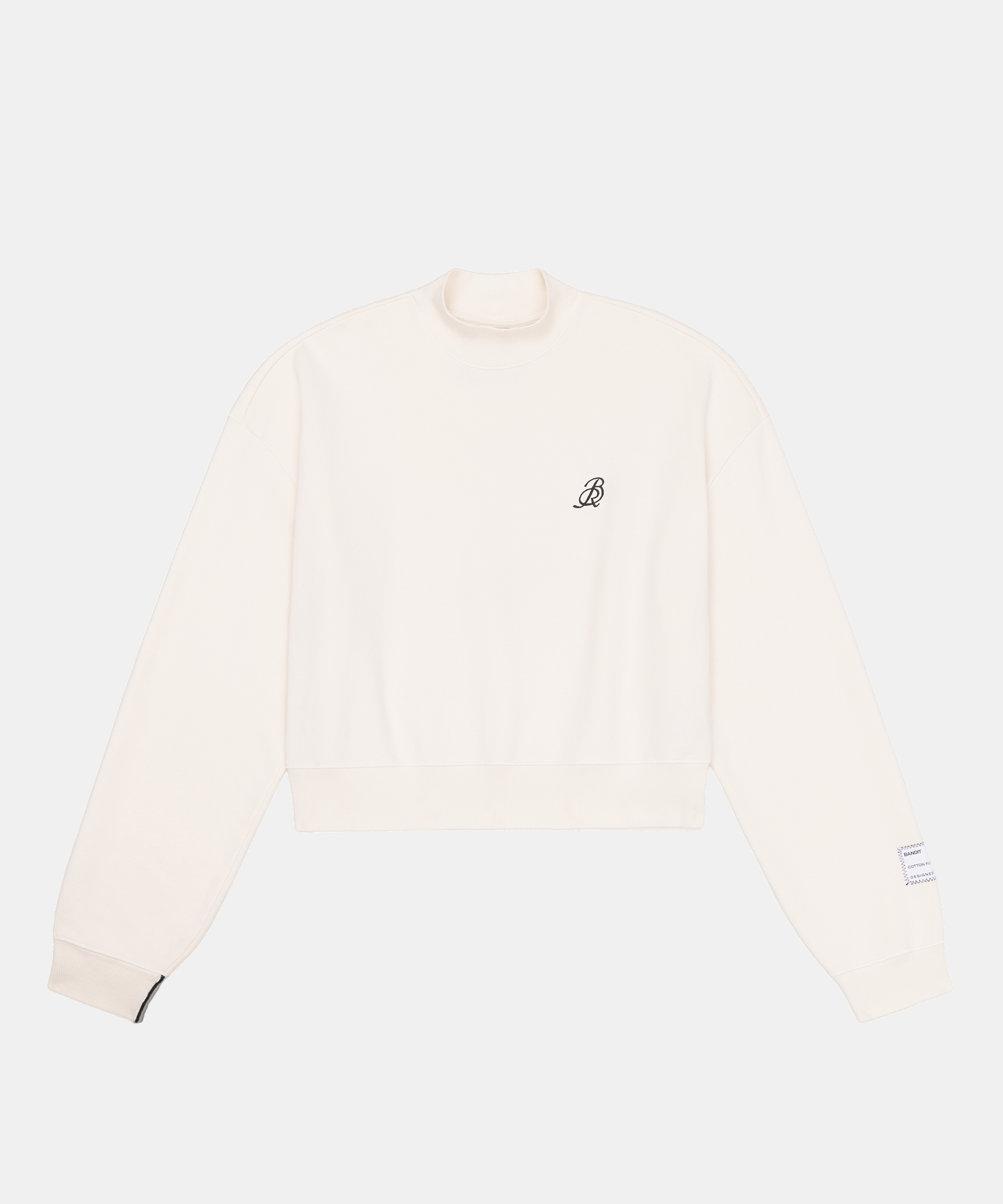 Cotton Fleece Women's Cropped Crewneck