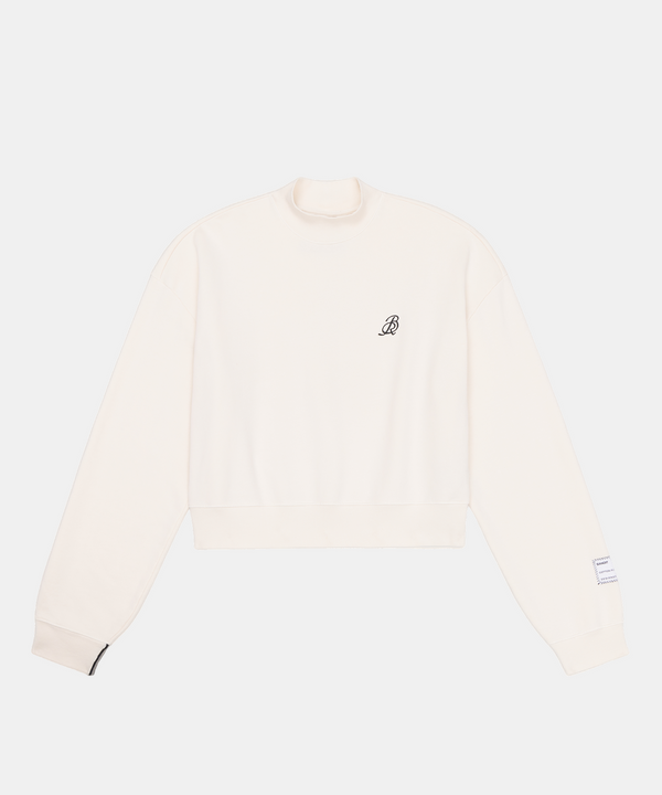 Cropmock™ Pullover - Cream