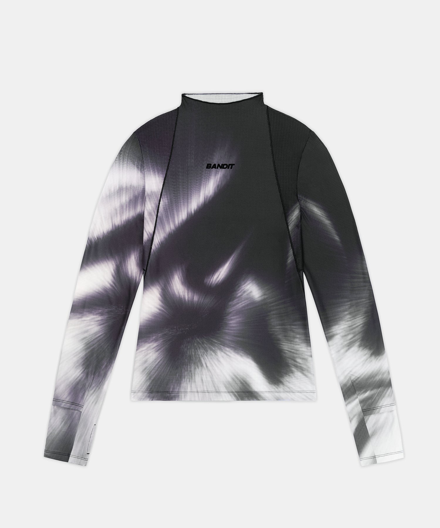 Women's AuraGrid™ Mockneck Performance Top - Haze Multi