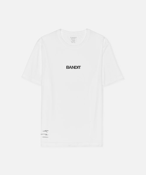 Drift™ Performance Running T-Shirt - White | Bandit Running