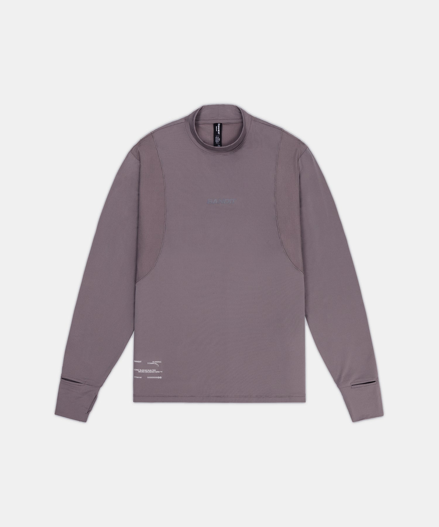 Men's AuraGrid™ Mockneck Long Sleeve - Haze