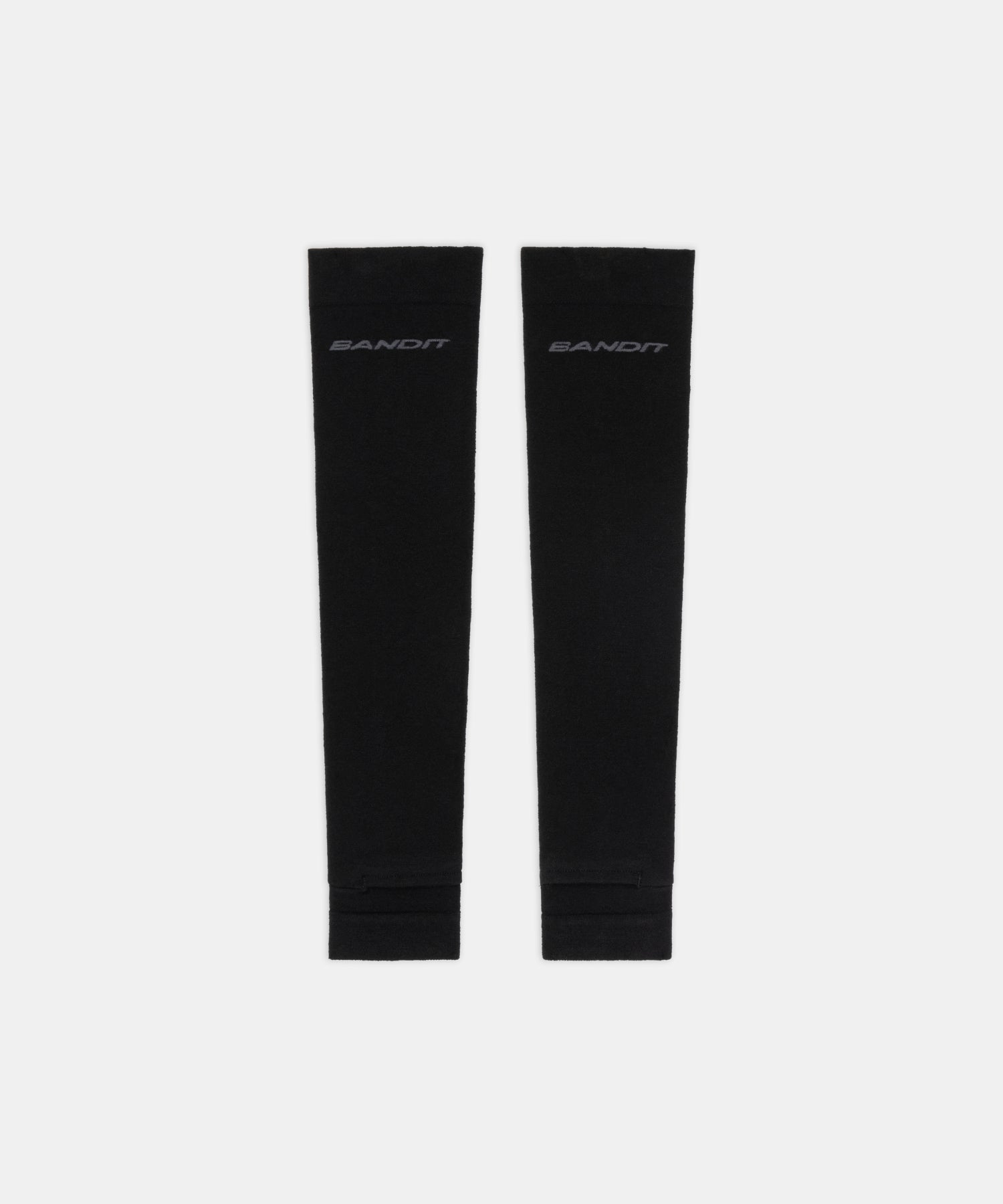 Seamless Merino Compression Sleeves - Black