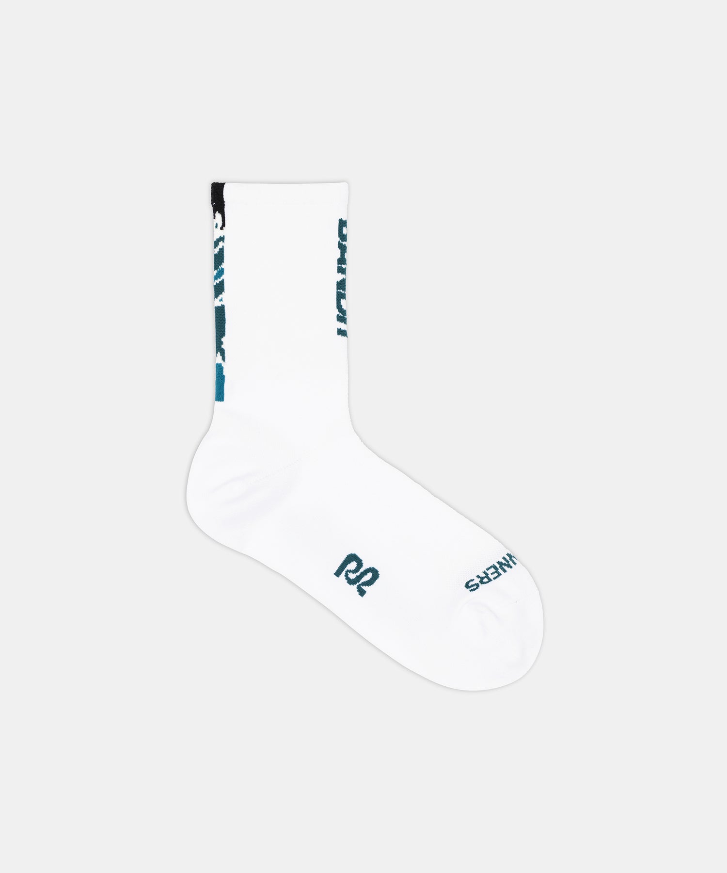 Lite Run™ Quarter Socks "Vertical Bandit" - White / Storm (2 Pack)