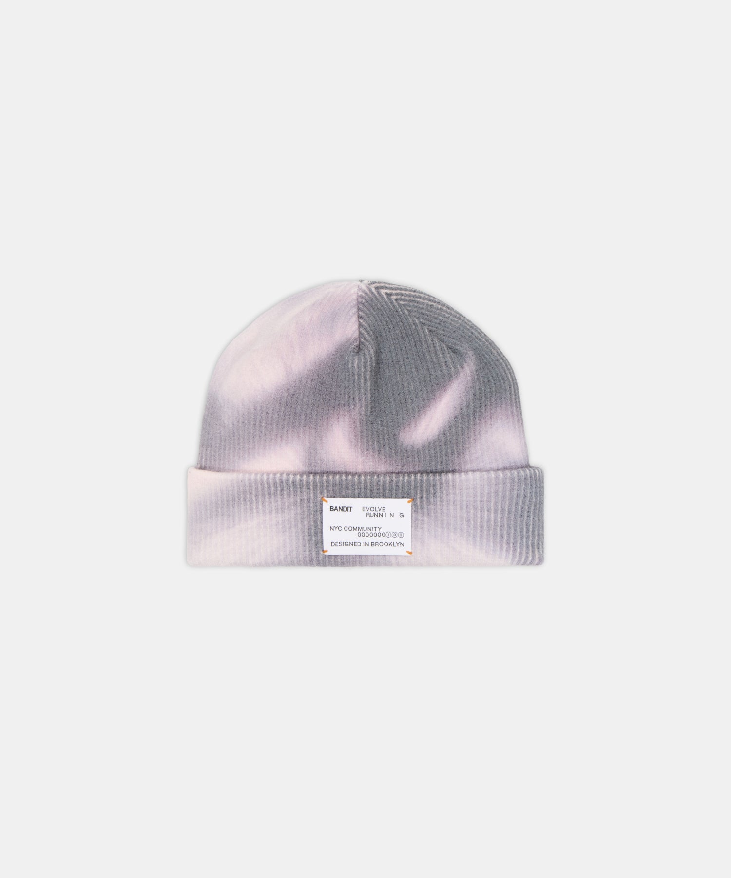 Ribbed Patch Beanie - Haze Multi