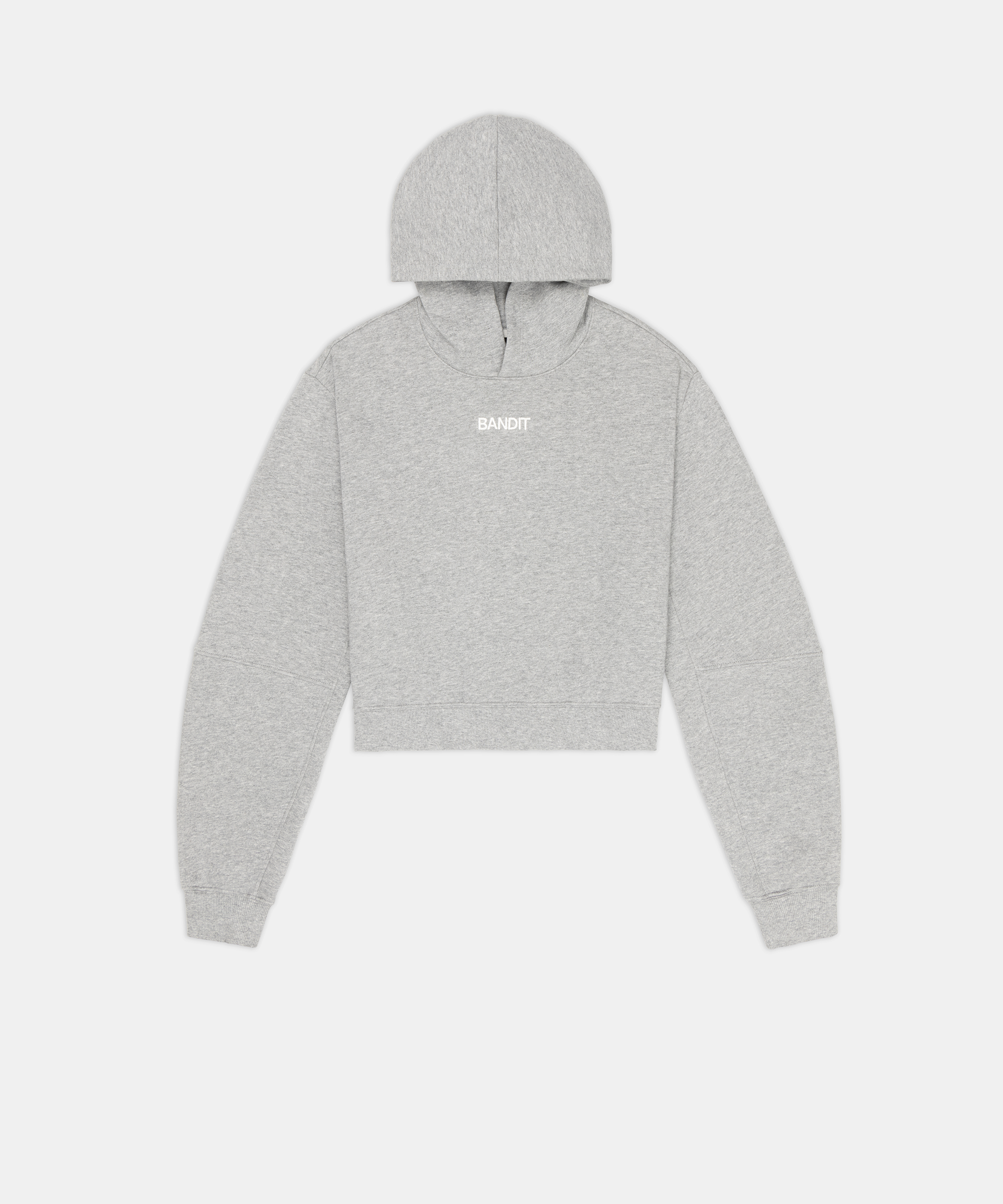 Women's Stitch Logo Cropped Hoodie - Heather Grey