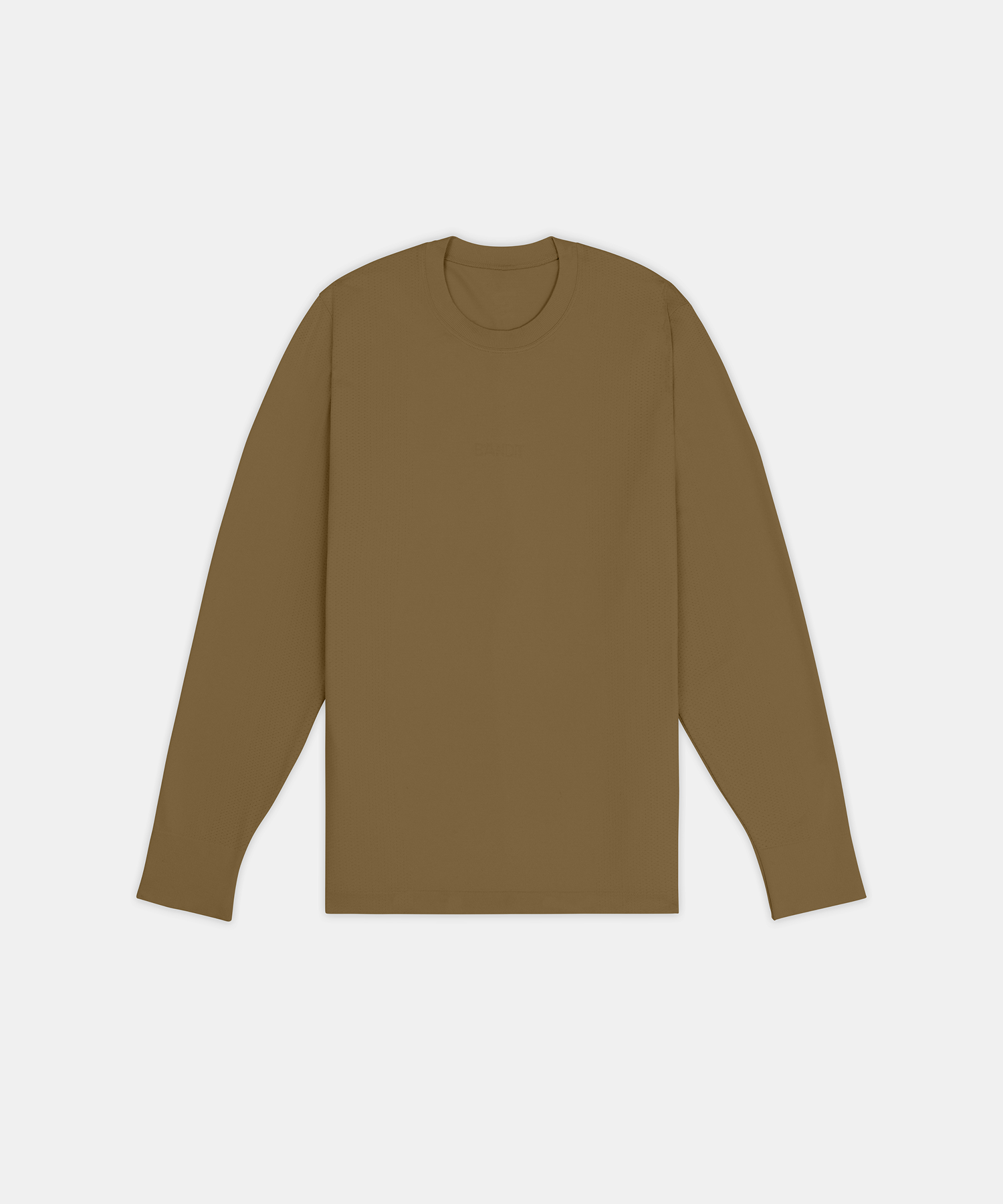 Men's Wool Blend Seamless Long Sleeve - Antique Brass