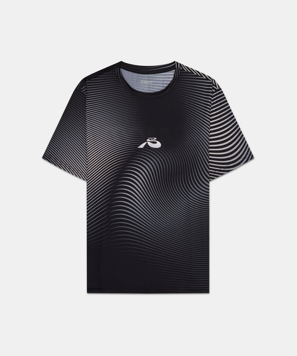 Drift™ Mirage Performance Tee - Black with Chalk Print