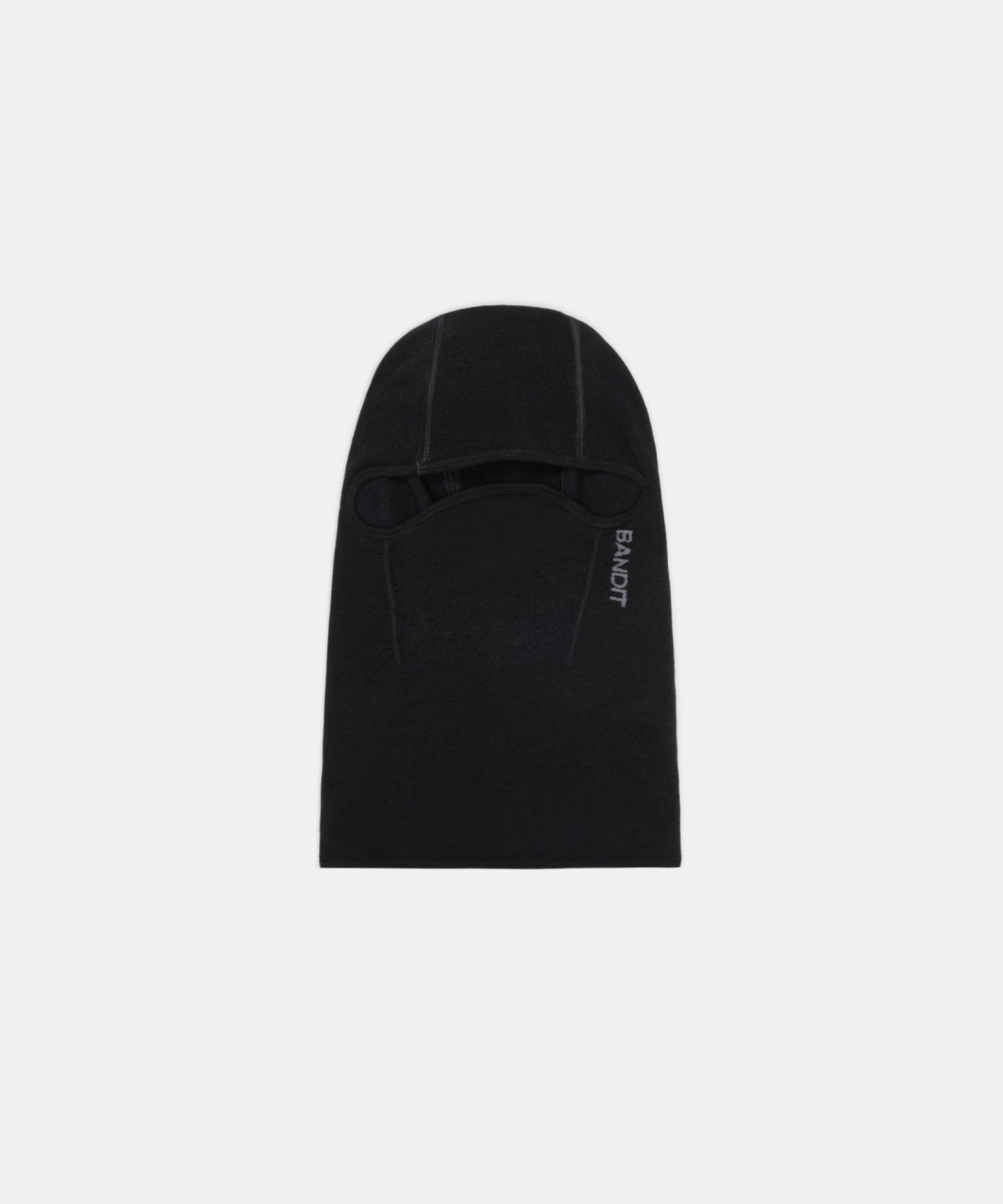 Seamless Merino Balaclava - Black