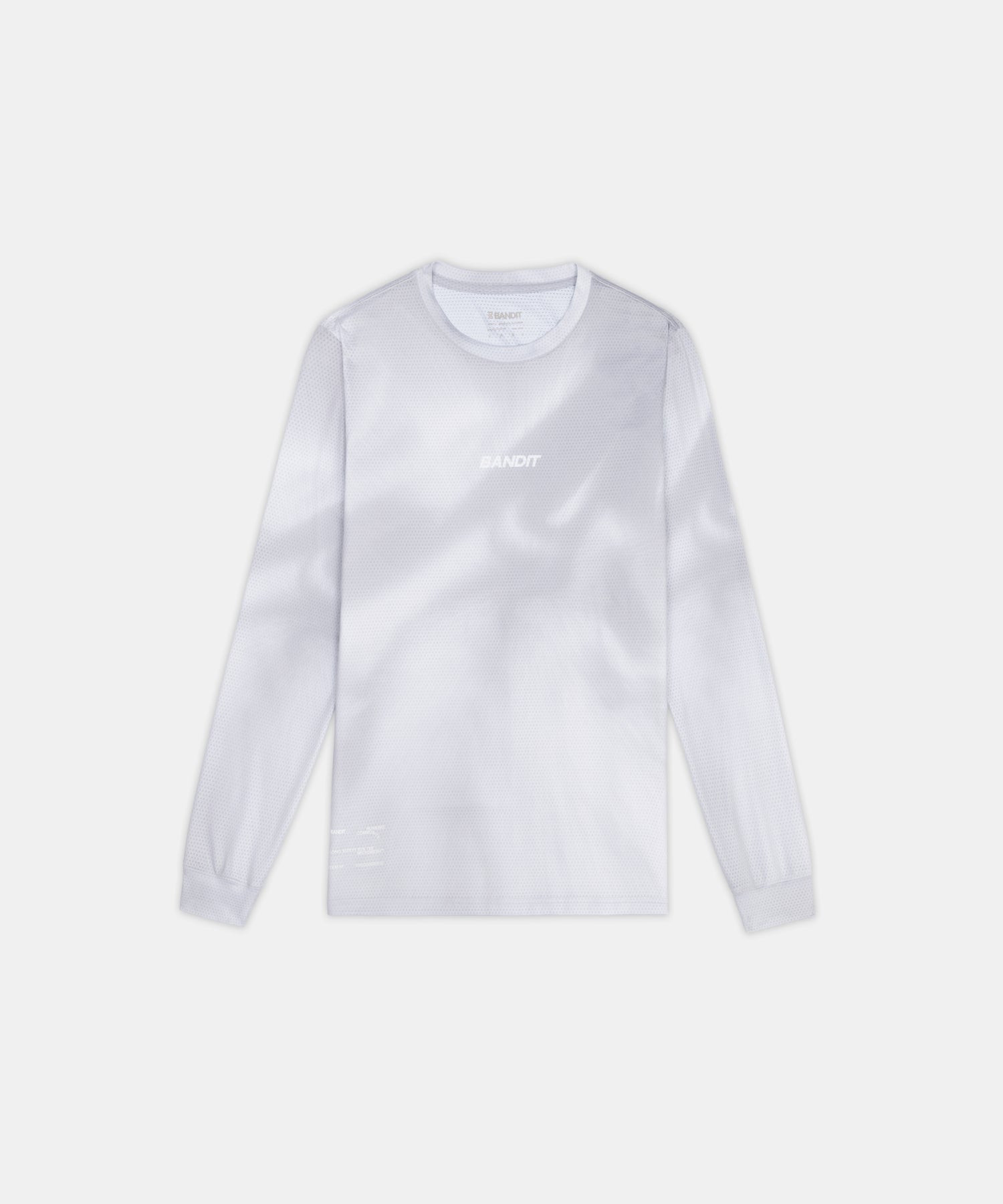 Men's Micromesh™ Long Sleeve Tee - Ash Gradient