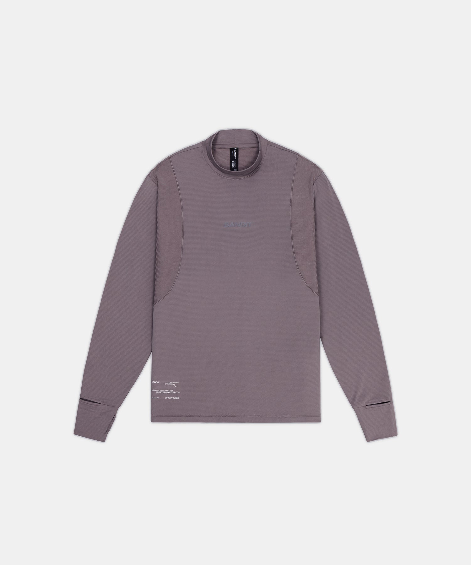 Men's AuraGrid™ Mockneck Long Sleeve - Haze