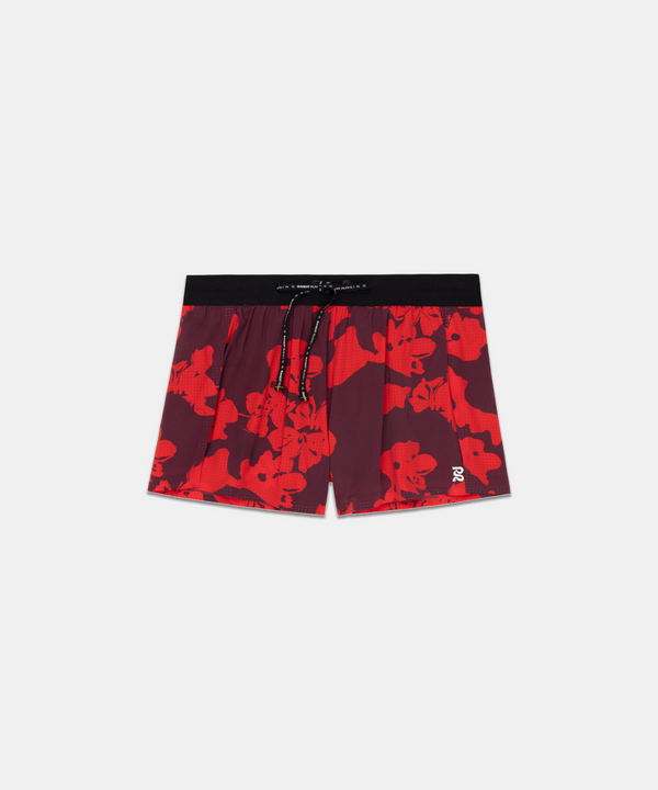 Women's Vento™ 3" Splitty - Fleura, Fig / Intense Red