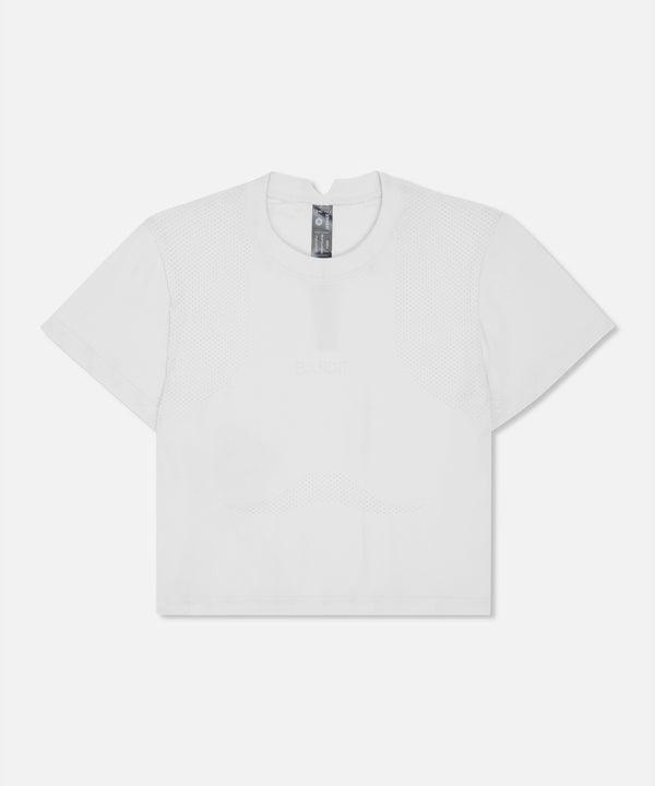 Women's Mercury Seamless™ Crop Tee - White