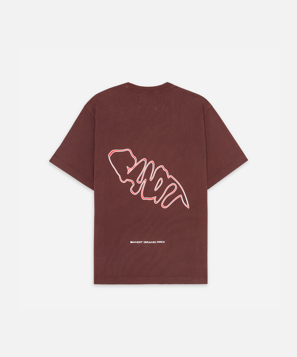 Bandit Grand Prix Cotton Tee - Chocolate