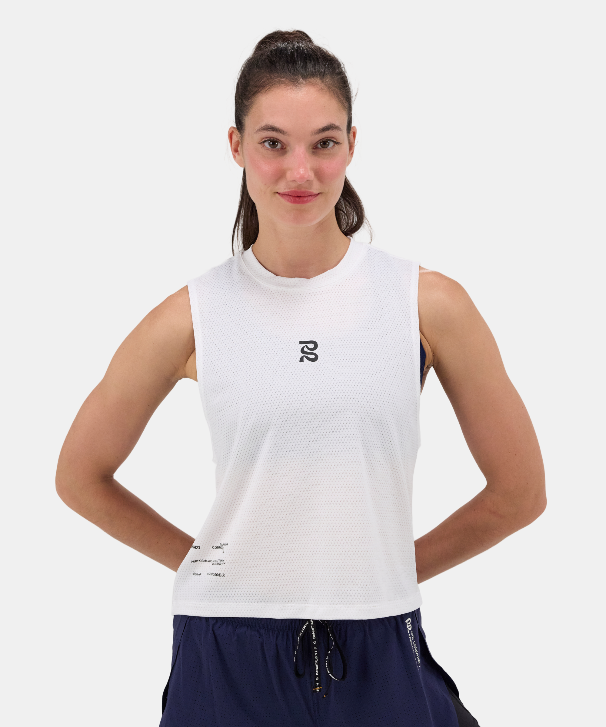 Women's Micromesh™ Run Tank - White