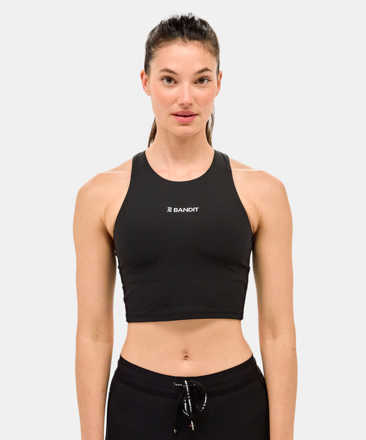 Stamina™ Compression Crop - Black | Bandit Running
