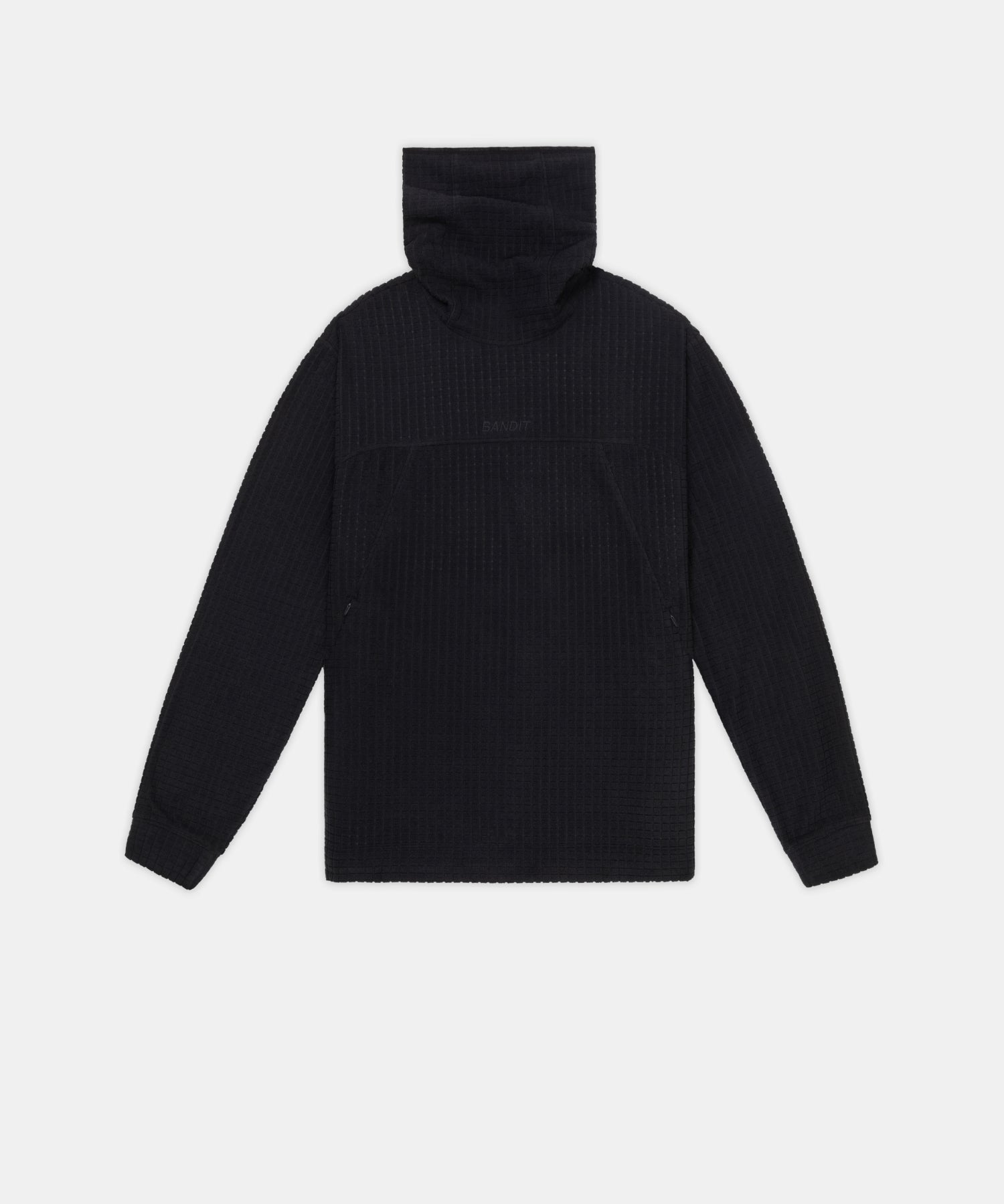 Men's MacroSoft Grid™ Funnelneck - Black