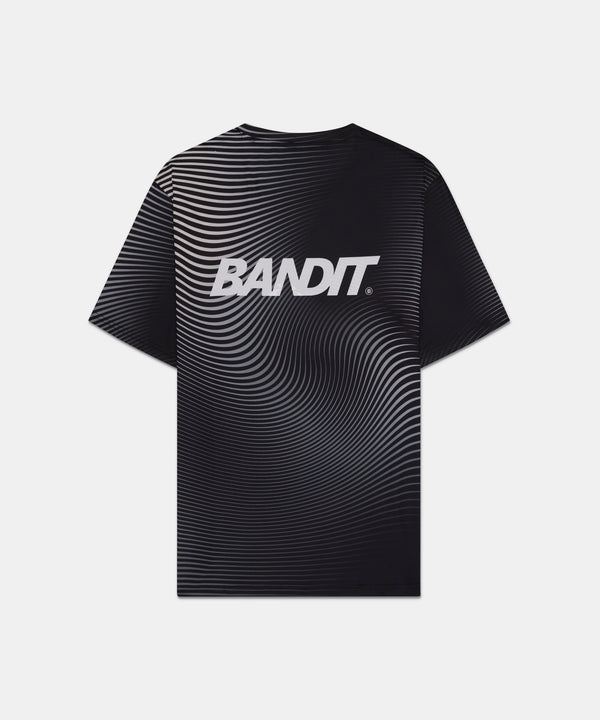 Drift™ Mirage Performance Tee - Black with Chalk Print