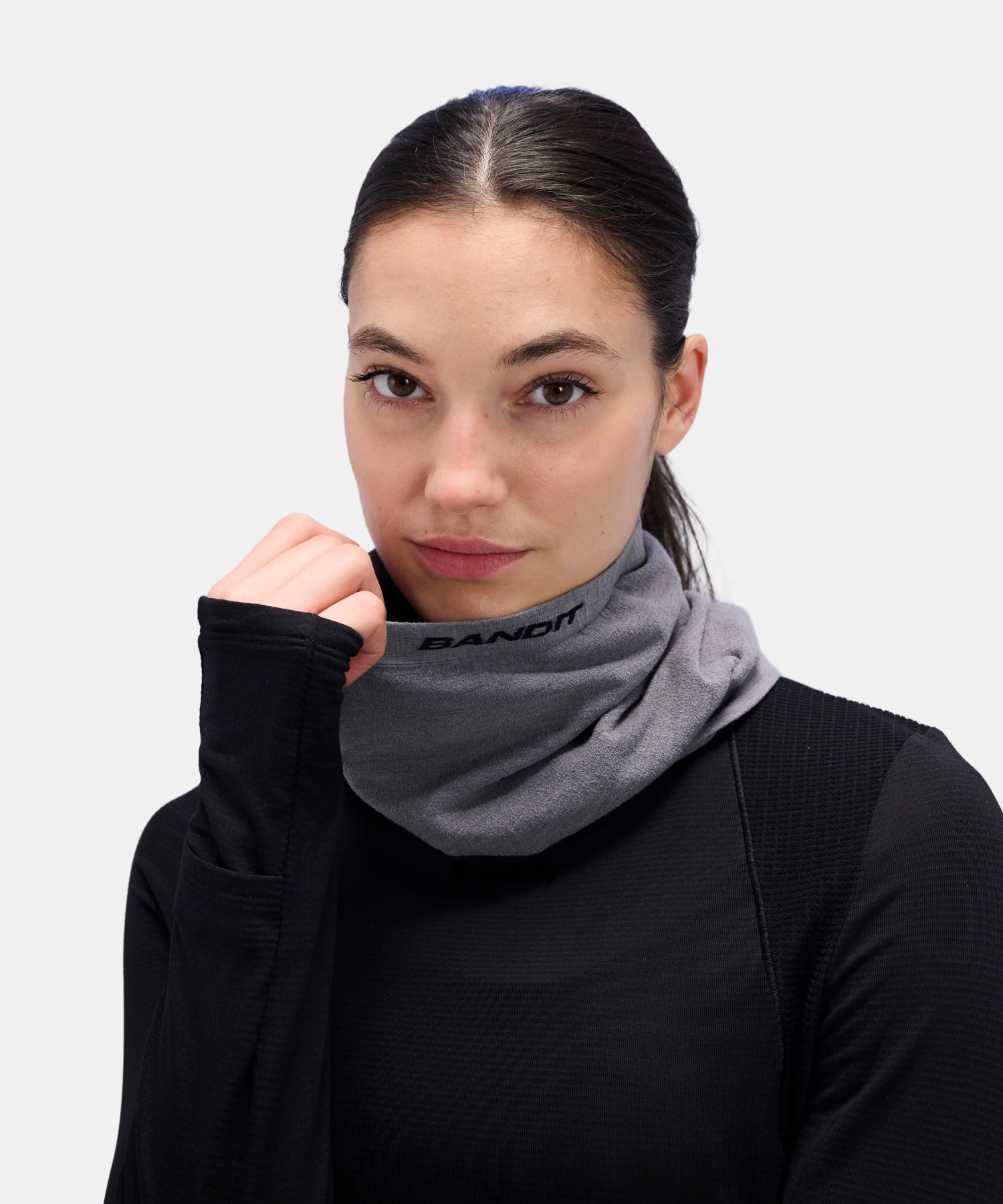 Seamless Merino Neck Gaiter - Haze