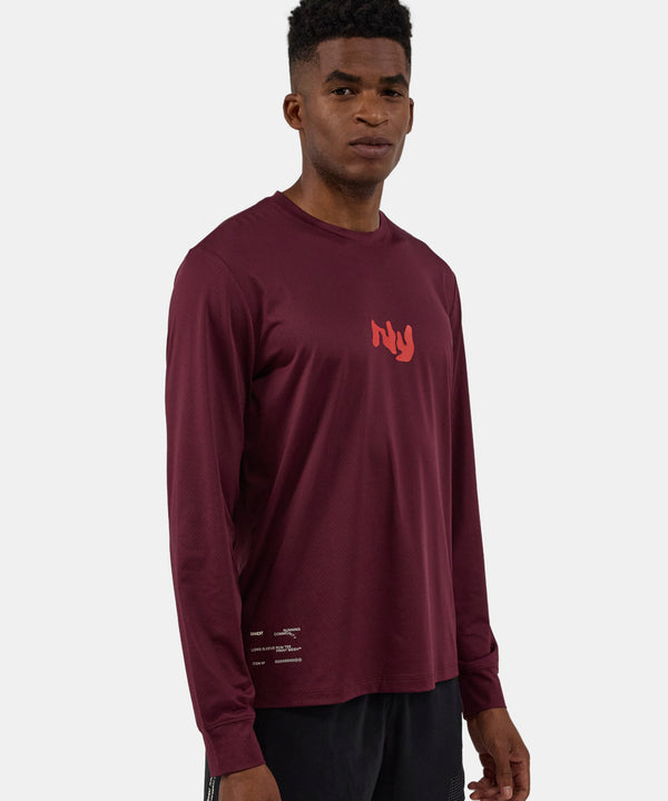 Unisex NanoMesh™ Fleura Long Sleeve - Fig