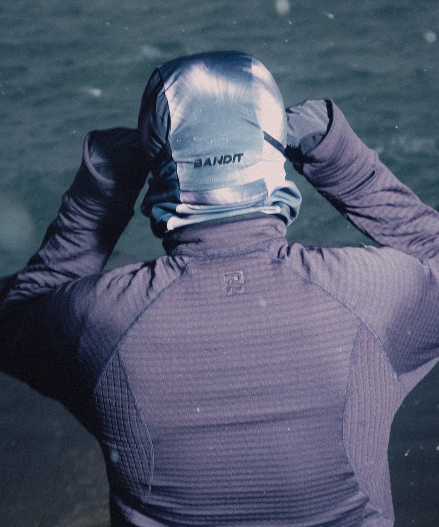 Balaclava with Pony Tail Window - Haze Multi