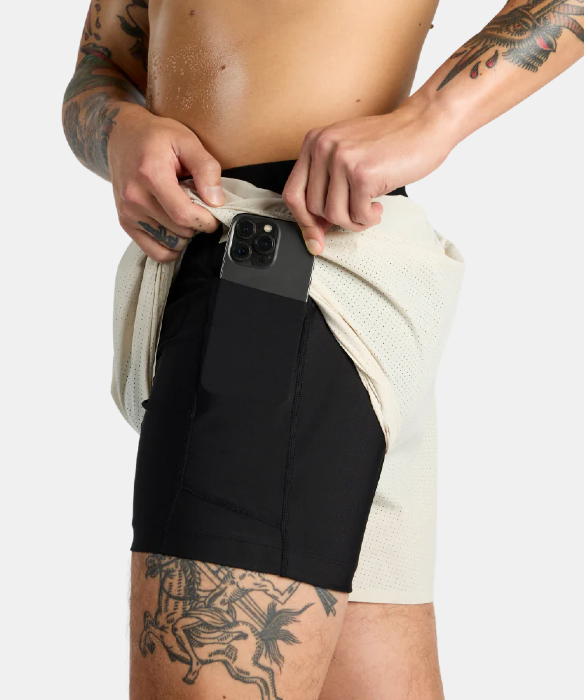 Men's Vento™ 5" Run Short - Champagne