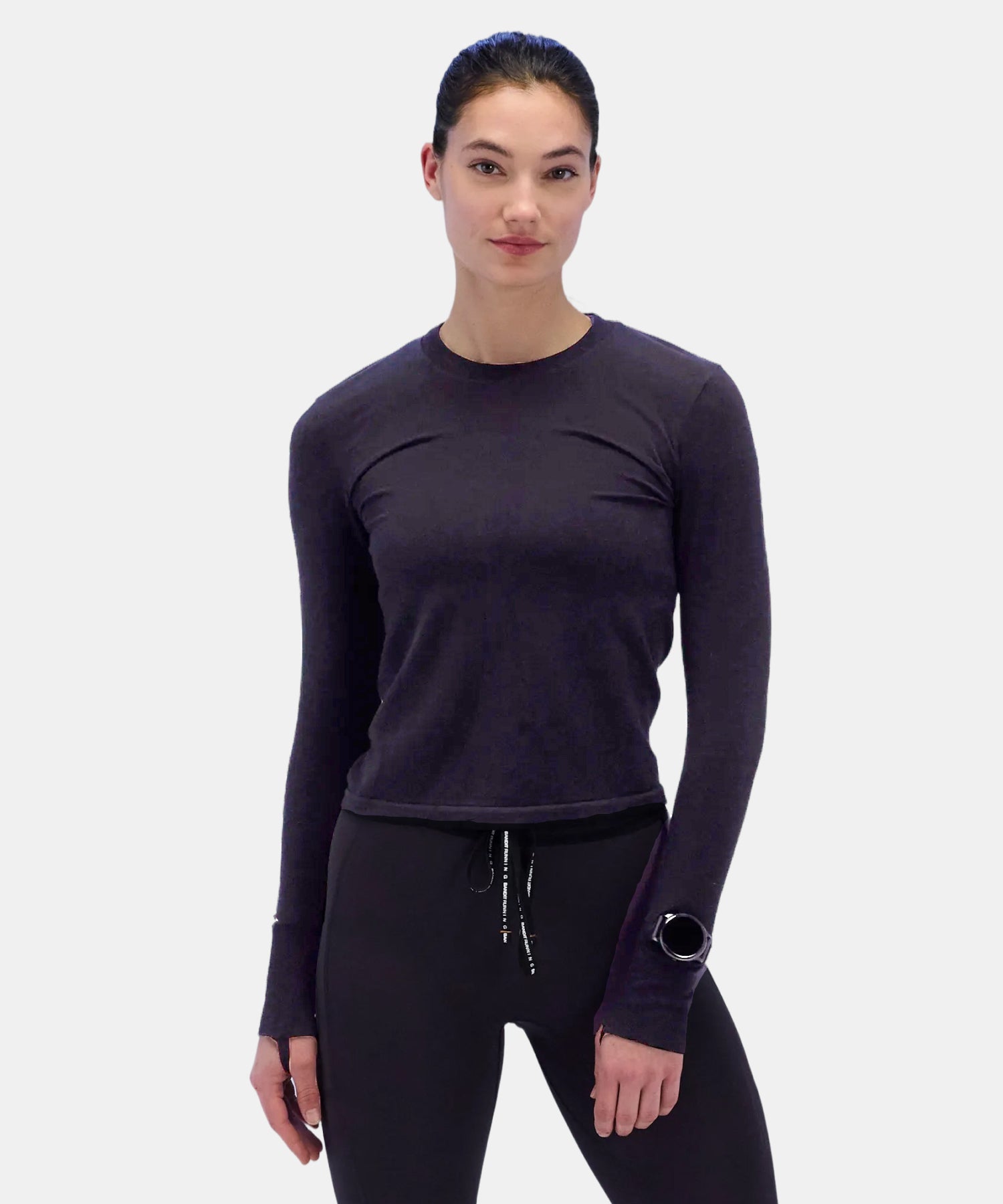 Women's Seamless Wool Blend Long Sleeve - Shadow