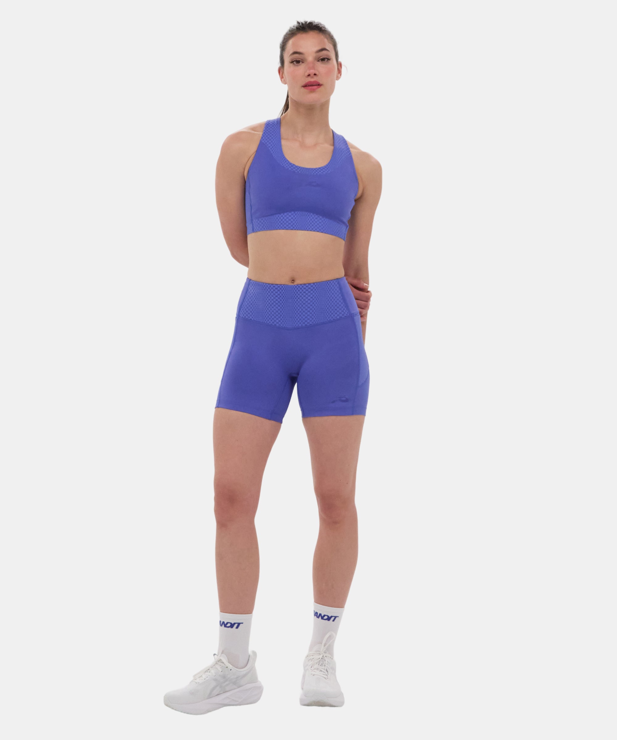 Stamina™ High Waist 5" Compression - Deep Peri Blue
