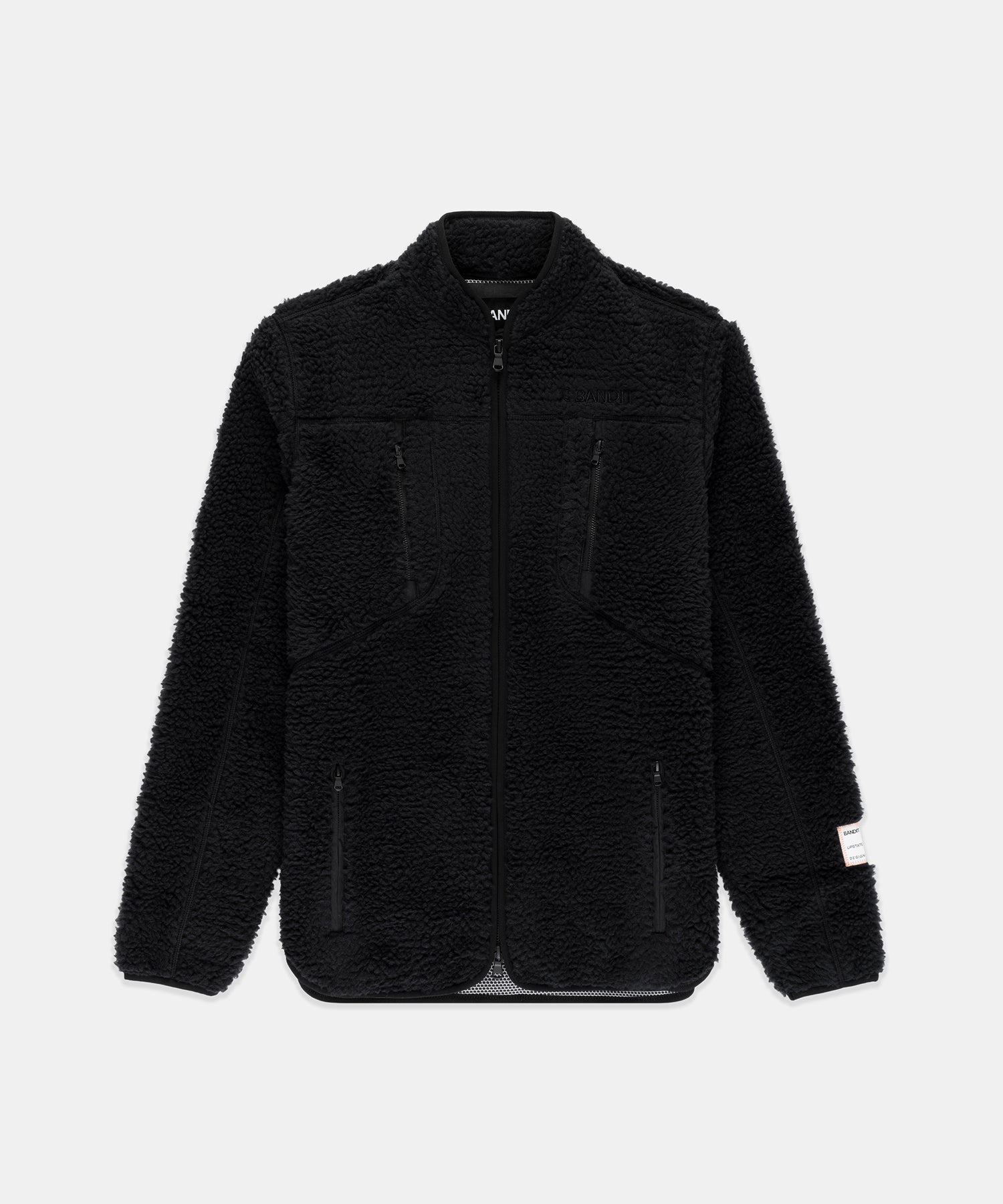 Iceland Fleece Jacket, Unisex - Black