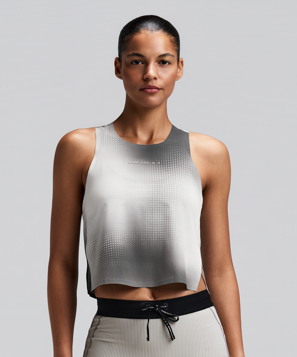 Women's CoolGrid™ Race Singlet - Slate Multi