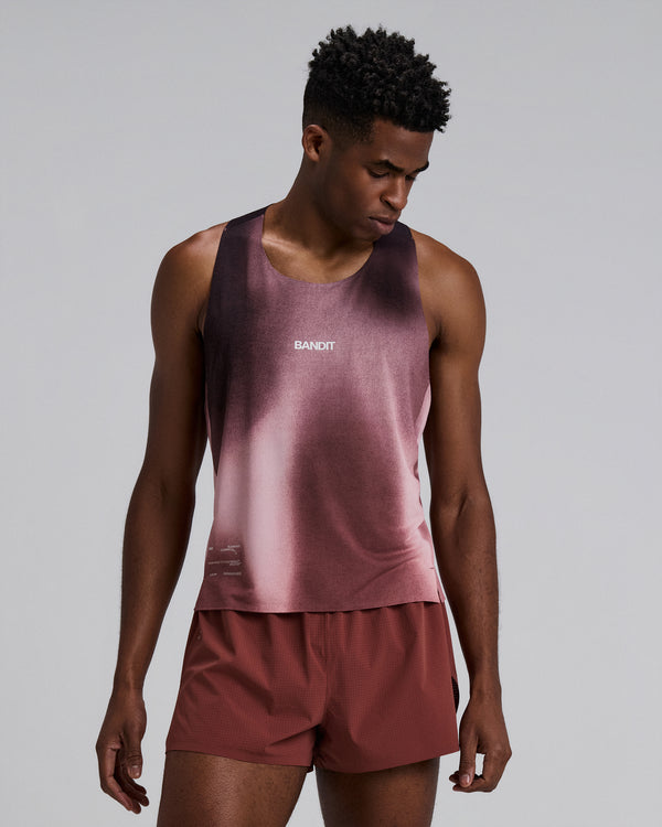 Men's Specter™ Shorty Race Singlet - Flow State Mahogany Multi