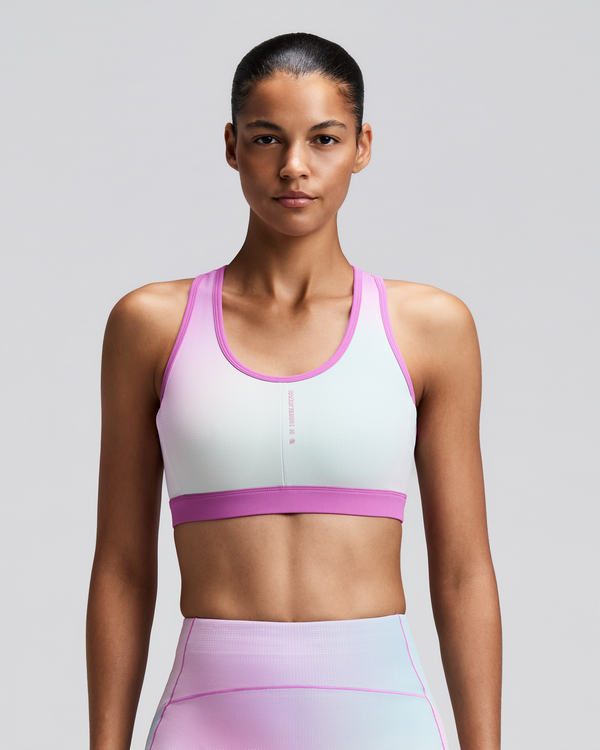 Women's Vanisher™ Reverso™ Scoop Neck Run Bra - Orchid Bloom Multi