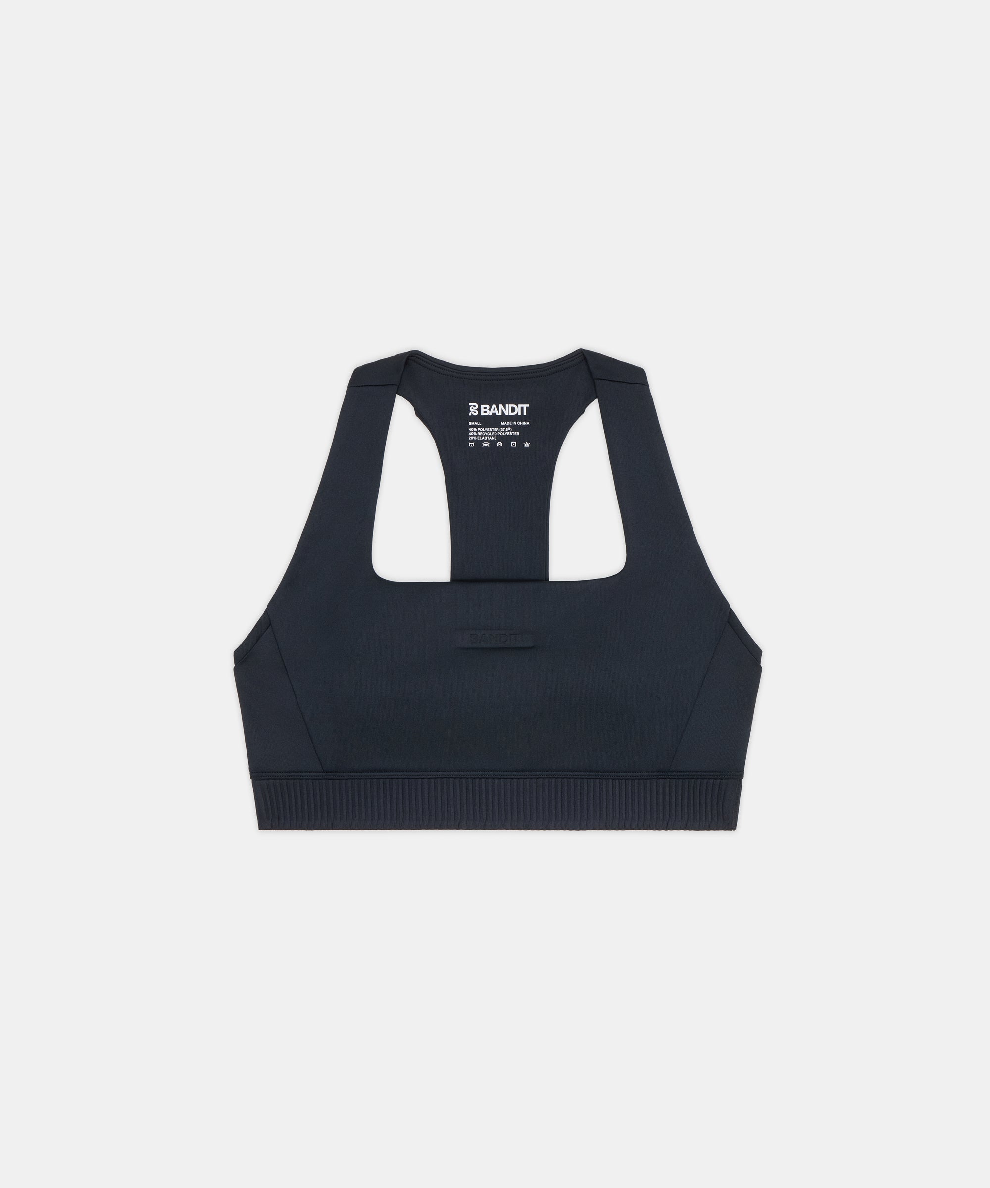 Women's Stamina-V™ Square Neck Run Bra - Black