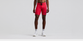 Thumbnail of Men's Striped Cadence™ Half Tights - Poppy / Azalea