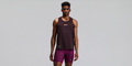 Thumbnail of Men's CoolGrid™ Training Singlet with Flopack™ - Espresso