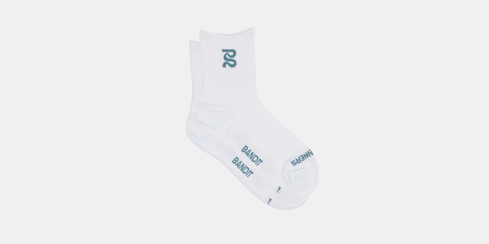 Lite Run™ Ribbed Quarter Socks - Tranquil Blue (2 Pack)