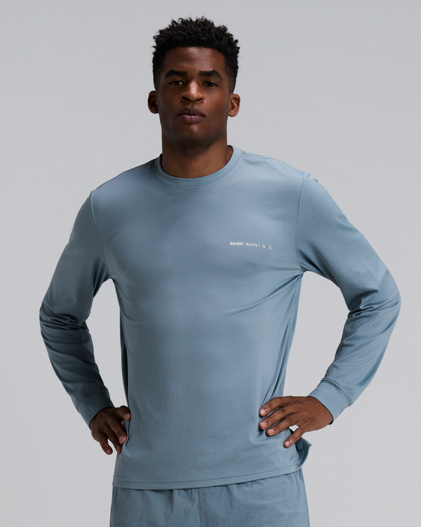 Men's Micromesh™ Long Sleeve - Tranquil Blue