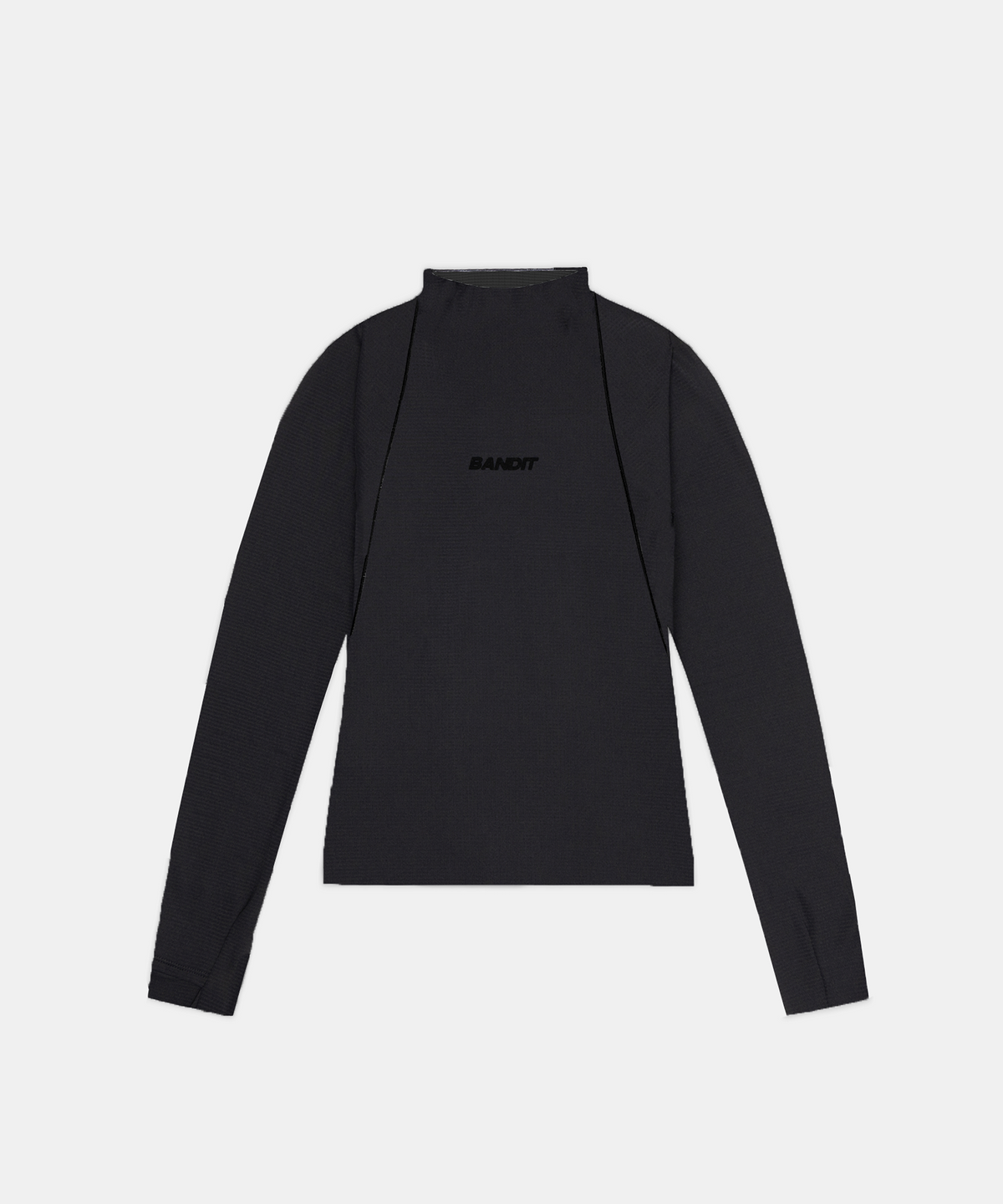 Women's AuraGrid™ Mockneck Performance Top - Black