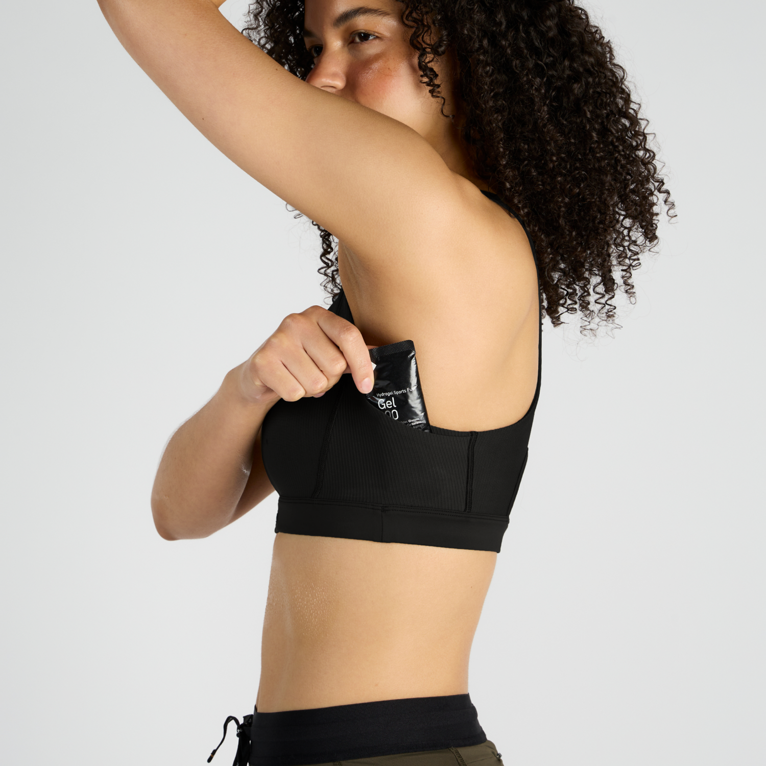 Cadence™ Scoop Neck Run Bra - Black
