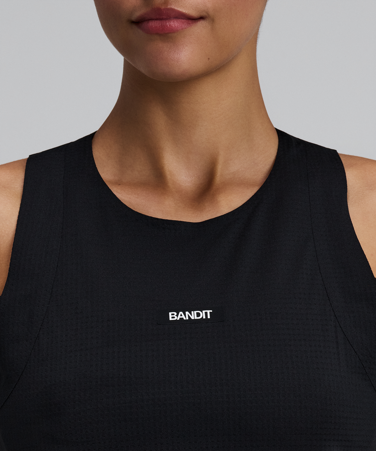Women's GeoMesh™ Race Singlet - Black