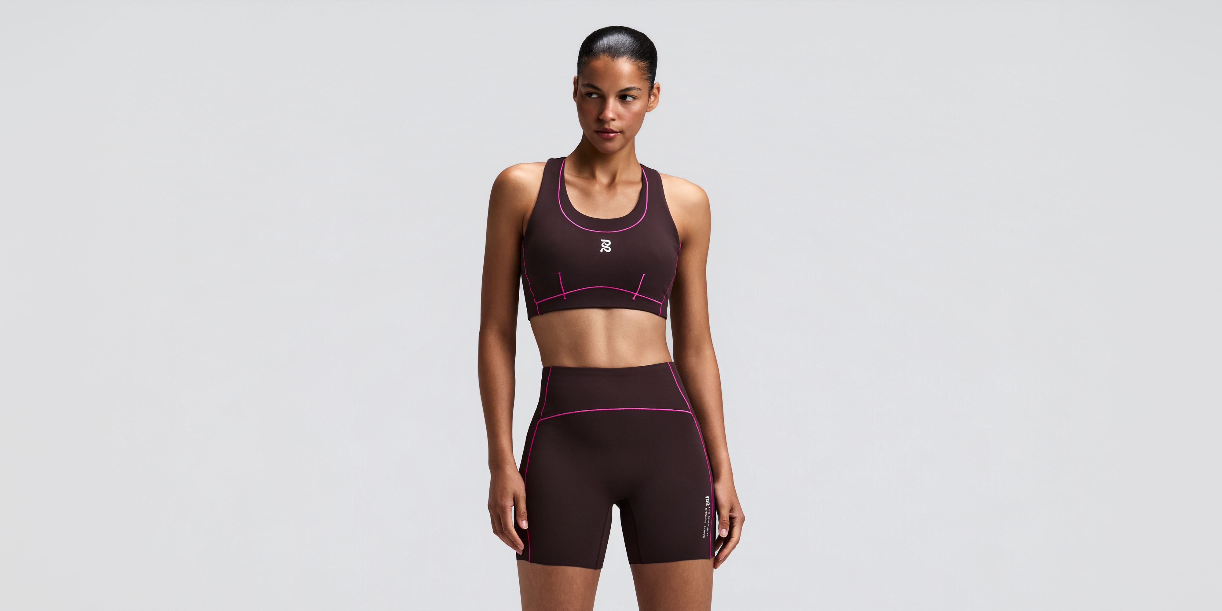 Women's Vanisher™ Pop Stitch™ Arco Run Bra - Espresso