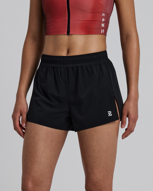 Women's Vento™ Next Gen 3" Split Short - Black
