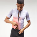 Thumbnail of Ares Flex™ Men's Two-Way Zip Performance Tee - Silver Grey Print