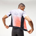 Thumbnail of Ares Flex™ Men's Two-Way Zip Performance Tee - Silver Grey Print